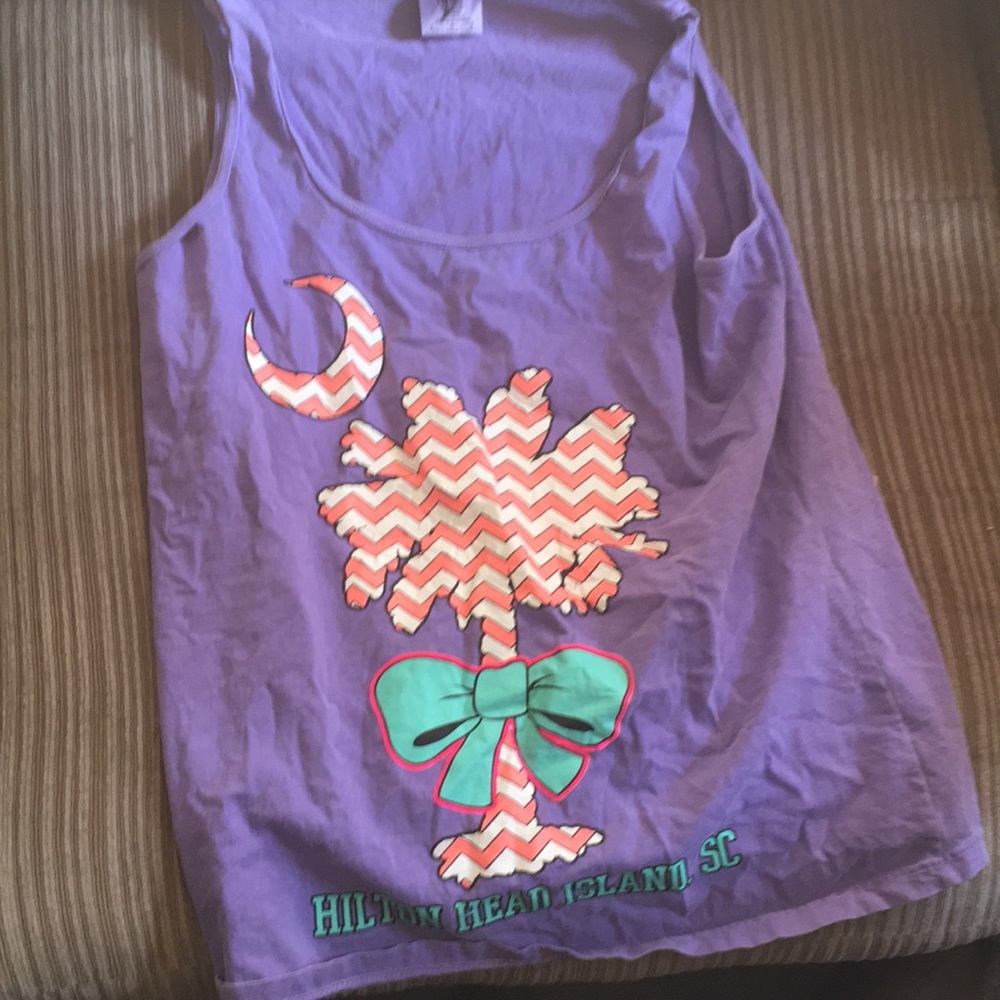 Purple Hilton Head SC tank